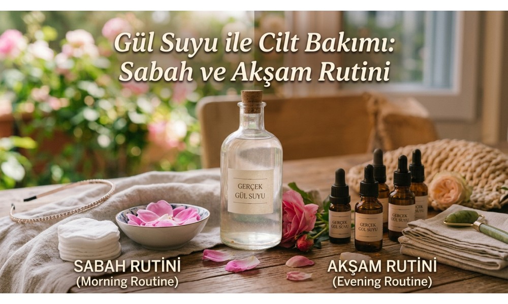 Gül Suyu ile Cilt Bakımı: Sabah ve Akşam Rutini