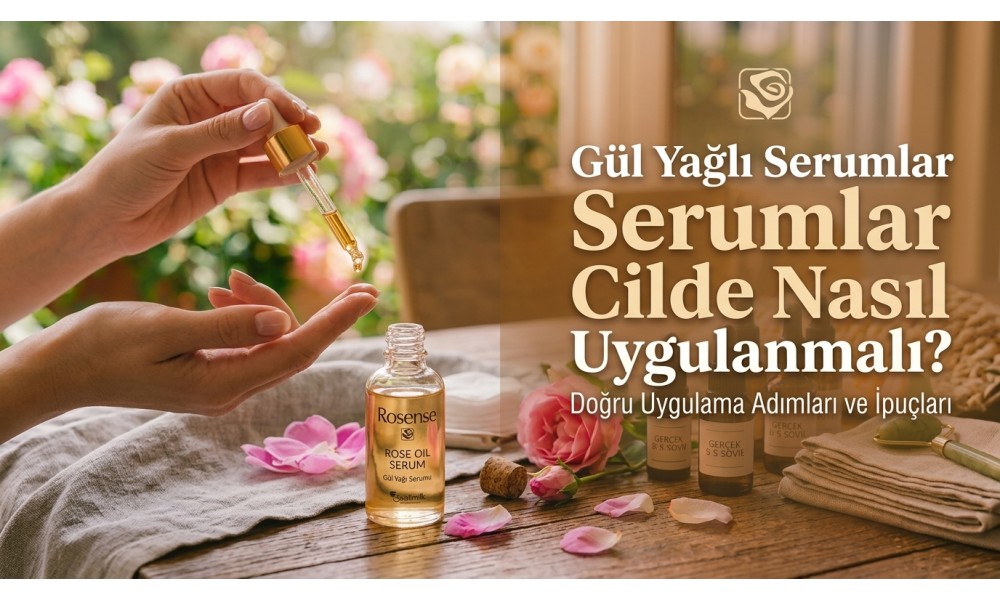 Gül Yağlı Serumlar Cilde Nasıl Uygulanmalı?