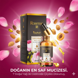 Rosense Besleyici ve Canlandırıcı Cilt Bakım Yağı 30 ml