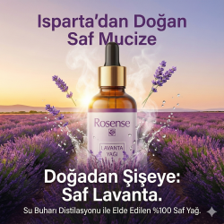 Rosense %100 Doğal Saf Lavanta Yağı 30 ml - Aromaterapi Etkili