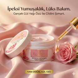 Rosense Besleyici El ve Vücut Gül Kremi 250 ml