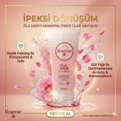 Rosense Body Scrub Rose - Arındırıcı ve Pürüzsüzleştirici Vücut Peelingi