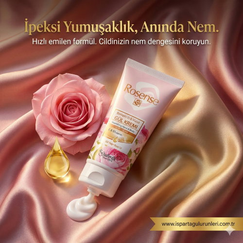 Rosense Nemlendirici El Kremi 75 ml - Klasik Gül Bakımı