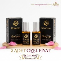 Rosense %100 Saf Isparta Gül Yağı 5 Gram  - 2 adet