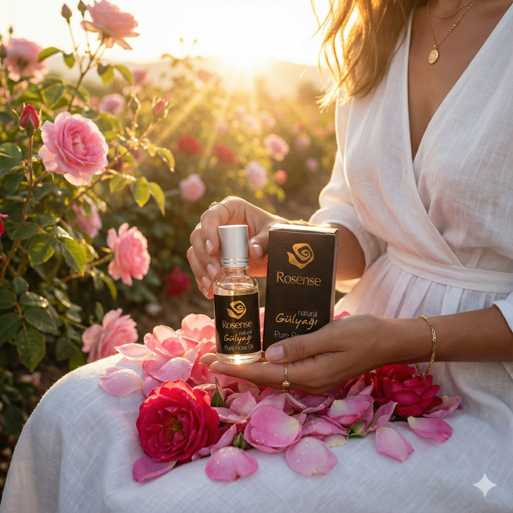 Rosense %100 Saf Isparta Gül Yağı 5 Gram