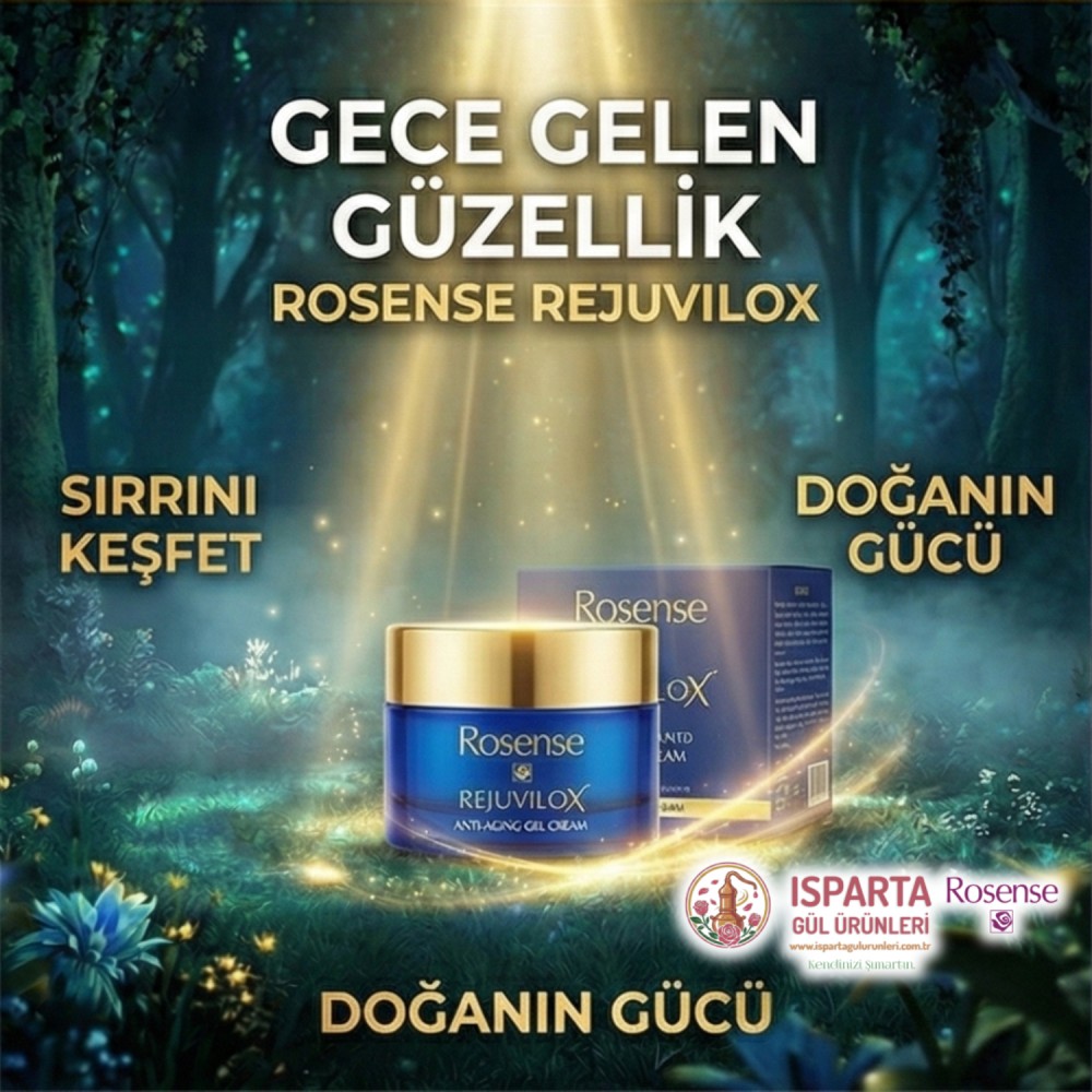 Rosense Rejuvilox Kırışıklık Karşıtı Gece Bakım Jel Kremi 50 ml