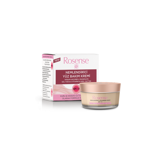 Rosense Kuru ve Hassas Ciltler İçin Nemlendirici Yüz Bakım Kremi 50 ml