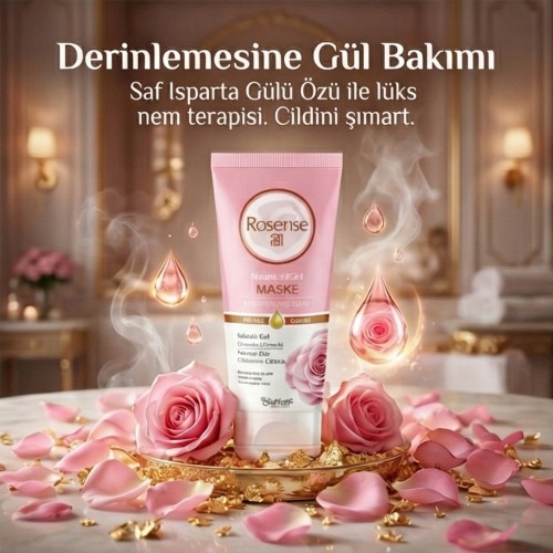 Rosense Yoğun Nemlendirici ve Canlandırıcı Yüz Maskesi 100 ml