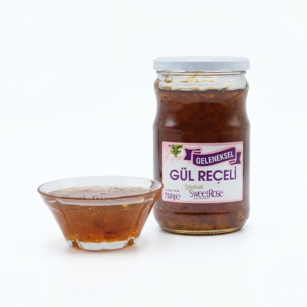 Rosense Gül Reçeli 750 gr - Doğal Isparta Gül Reçeli -Rosense Rosense Gül Reçeli 750 gr - Doğal Isparta Gül Reçeli -Rosense