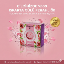 Rosense Dekoratif Gül Şekilli Doğal Sabun 100g - Hediyelik & Banyo Dekoru