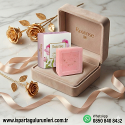 Rosense Gül Yapraklı Doğal Sabun 100g - Peeling Etkili Cilt Bakımı