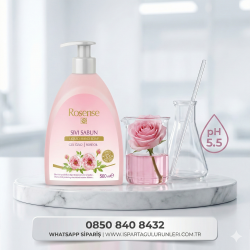 Rosense Gül Özlü Sıvı Sabun 500 ml - Nemlendirici Etkili