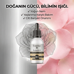 Rosense 8D Hyaluron ve Beta-Glucan Nem Bombası Yüz Serumu 30 ml