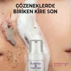 Rosense Gül Özlü Yüz Temizleme Köpüğü 80 ml (Seyahat Boyu)