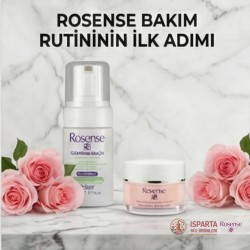 Rosense Gül Özlü Yüz Temizleme Köpüğü 80 ml (Seyahat Boyu)