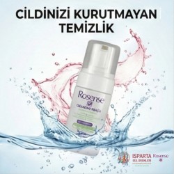 Rosense Gül Özlü Yüz Temizleme Köpüğü 80 ml (Seyahat Boyu)